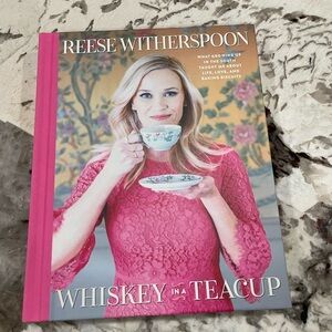 Reese Witherspoon's 'Whiskey in a Teacup' Cookbook - Pink Cover